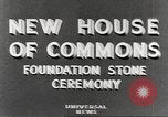 Image of House of Commons reconstruction London England United Kingdom, 1948, second 6 stock footage video 65675063099