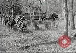 Standbild Elemente der US 6th Cavalry Division in Manövern am Fort Olgelthorpe Fort Oglethorpe Georgia USA, 1942, aus Sekunde 36 historischem Filmmaterial Videoclip 65675063110