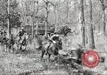 Standbild Elemente der US 6th Cavalry Division in Manövern am Fort Olgelthorpe Fort Oglethorpe Georgia USA, 1942, aus Sekunde 38 historischem Filmmaterial Videoclip 65675063110