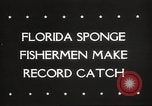 Image of sponge fishing Florida United States USA, 1946, second 4 stock footage video 65675063134