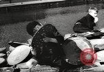 Image of European children and adults scavenge for food and relief after war Europe, 1945, second 27 stock footage video 65675063144