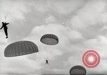 Image of German paratroopers jump from aircraft Germany, 1939, second 33 stock footage video 65675063158