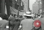 Image of May Day parade New York City USA, 1935, second 62 stock footage video 65675063187