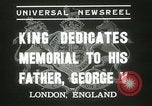 Standbild König Georg VI London England Vereinigtes Königreich, 1937, aus Sekunde 6 historischem Filmmaterial Videoclip 65675063191
