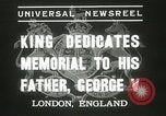 Standbild König Georg VI London England Vereinigtes Königreich, 1937, aus Sekunde 11 historischem Filmmaterial Videoclip 65675063191