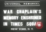 Standbild Duffy Memorial Enthüllungszeremonie New York City USA, 1937, aus Sekunde 1 historischem Filmmaterial Videoclip 65675063192