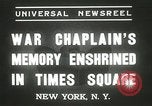 Standbild Duffy Memorial Enthüllungszeremonie New York City USA, 1937, aus Sekunde 3 historischem Filmmaterial Videoclip 65675063192