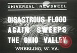 Standbild Hochwasserschäden Wheeling West Virginia USA, 1937, aus Sekunde 1 historischem Filmmaterial Videoclip 65675063193