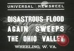 Standbild Hochwasserschäden Wheeling West Virginia USA, 1937, aus Sekunde 6 historischem Filmmaterial Videoclip 65675063193