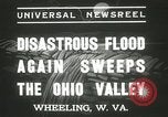 Standbild Hochwasserschäden Wheeling West Virginia USA, 1937, aus Sekunde 8 historischem Filmmaterial Videoclip 65675063193