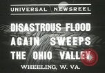 Standbild Hochwasserschäden Wheeling West Virginia USA, 1937, aus Sekunde 9 historischem Filmmaterial Videoclip 65675063193