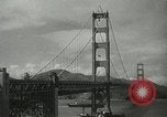 Standbild Golden Gate Bridge Widmung San Francisco California USA, 1937, aus Sekunde 13 historischem Filmmaterial Videoclip 65675063194