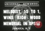 Image Wood Memorial New York United States USA, 1937, de la seconde 8 séquences d'archives historiques vidéo 65675063197