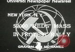 Image of communists New York United States USA, 1933, second 4 stock footage video 65675063198