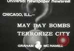 Image of damage from bombardment Chicago Illinois USA, 1933, second 7 stock footage video 65675063199
