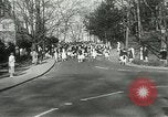 Image of hoop-rolling contest Wellesley Massachusetts USA, 1933, second 10 stock footage video 65675063201