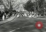 Image of hoop-rolling contest Wellesley Massachusetts USA, 1933, second 11 stock footage video 65675063201