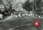 Image of hoop-rolling contest Wellesley Massachusetts USA, 1933, second 13 stock footage video 65675063201