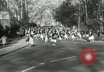 Image of hoop-rolling contest Wellesley Massachusetts USA, 1933, second 14 stock footage video 65675063201