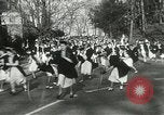 Image of hoop-rolling contest Wellesley Massachusetts USA, 1933, second 20 stock footage video 65675063201