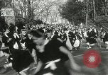 Image of hoop-rolling contest Wellesley Massachusetts USA, 1933, second 25 stock footage video 65675063201