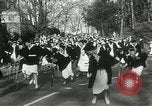 Image of hoop-rolling contest Wellesley Massachusetts USA, 1933, second 27 stock footage video 65675063201