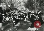 Image of hoop-rolling contest Wellesley Massachusetts USA, 1933, second 28 stock footage video 65675063201