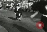 Image of hoop-rolling contest Wellesley Massachusetts USA, 1933, second 37 stock footage video 65675063201