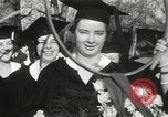 Image of hoop-rolling contest Wellesley Massachusetts USA, 1933, second 44 stock footage video 65675063201