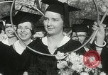 Image of hoop-rolling contest Wellesley Massachusetts USA, 1933, second 49 stock footage video 65675063201