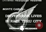 Standbild Grand Prix-Rennsport Monte Carlo Monaco, 1933, aus Sekunde 1 historischem Filmmaterial Videoclip 65675063204