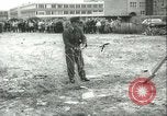 Image of Berlin civilians along Berlin Wall Berlin Germany, 1962, second 6 stock footage video 65675063212