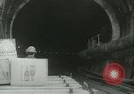 Image of "Holing through" of tunnel in Mont Blanc Europe, 1962, second 17 stock footage video 65675063219