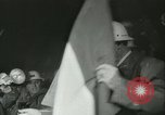 Image of "Holing through" of tunnel in Mont Blanc Europe, 1962, second 33 stock footage video 65675063219