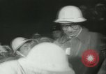 Image of "Holing through" of tunnel in Mont Blanc Europe, 1962, second 35 stock footage video 65675063219