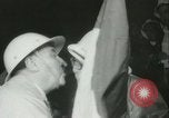 Image of "Holing through" of tunnel in Mont Blanc Europe, 1962, second 37 stock footage video 65675063219