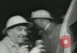 Image of "Holing through" of tunnel in Mont Blanc Europe, 1962, second 40 stock footage video 65675063219
