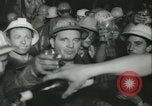Image of "Holing through" of tunnel in Mont Blanc Europe, 1962, second 47 stock footage video 65675063219