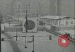Image of Friedrichstrasse checkpoint of Berlin Wall Berlin Germany, 1961, second 6 stock footage video 65675063223