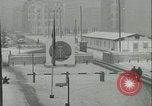 Image of Friedrichstrasse checkpoint of Berlin Wall Berlin Germany, 1961, second 8 stock footage video 65675063223