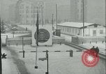 Image of Friedrichstrasse checkpoint of Berlin Wall Berlin Germany, 1961, second 10 stock footage video 65675063223