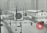 Image of Friedrichstrasse checkpoint of Berlin Wall Berlin Germany, 1961, second 12 stock footage video 65675063223