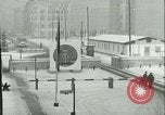 Image of Friedrichstrasse checkpoint of Berlin Wall Berlin Germany, 1961, second 13 stock footage video 65675063223