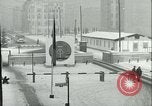 Image of Friedrichstrasse checkpoint of Berlin Wall Berlin Germany, 1961, second 17 stock footage video 65675063223