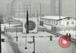 Image of Friedrichstrasse checkpoint of Berlin Wall Berlin Germany, 1961, second 20 stock footage video 65675063223