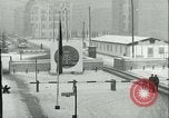 Image of Friedrichstrasse checkpoint of Berlin Wall Berlin Germany, 1961, second 23 stock footage video 65675063223