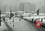 Image of Friedrichstrasse checkpoint of Berlin Wall Berlin Germany, 1961, second 26 stock footage video 65675063223