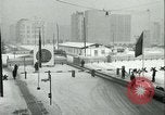 Image of Friedrichstrasse checkpoint of Berlin Wall Berlin Germany, 1961, second 27 stock footage video 65675063223