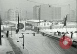 Image of Friedrichstrasse checkpoint of Berlin Wall Berlin Germany, 1961, second 28 stock footage video 65675063223