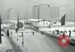 Image of Friedrichstrasse checkpoint of Berlin Wall Berlin Germany, 1961, second 29 stock footage video 65675063223